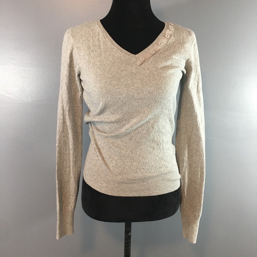 Converse grey vneck sweater